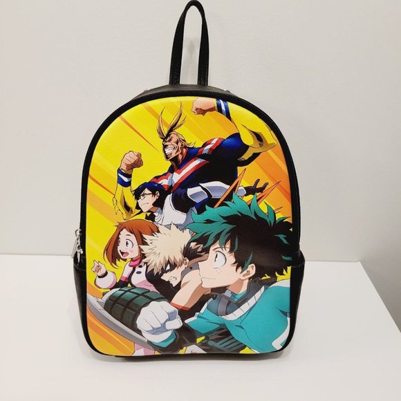 My Hero Academia Mini Backpack Faux Leather Funko Anime Cosplay School - Picture 1 of 6